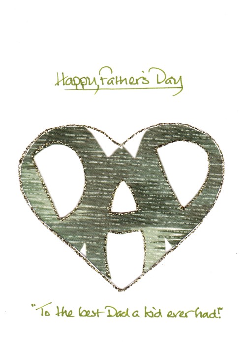 Father's Day "DAD" card