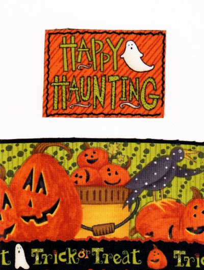 Happy Haunting pumpkins